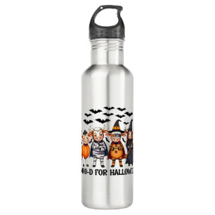 Funny Highland Cow Moo-d for Halloween 710 Ml Water Bottle