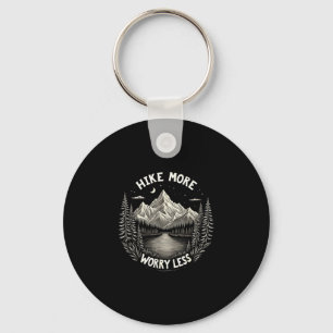 Funny hike more hiking hiker humour camping key ring