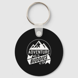 Funny Hiker Hiking Adventure Buddies Camping Key Ring