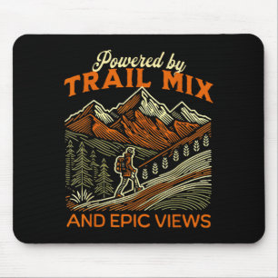 Funny hiker quote hiking mouse mat