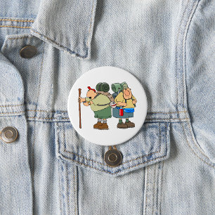 Funny Hikers Outdoor Adventure Camping Humour 7.5 Cm Round Badge