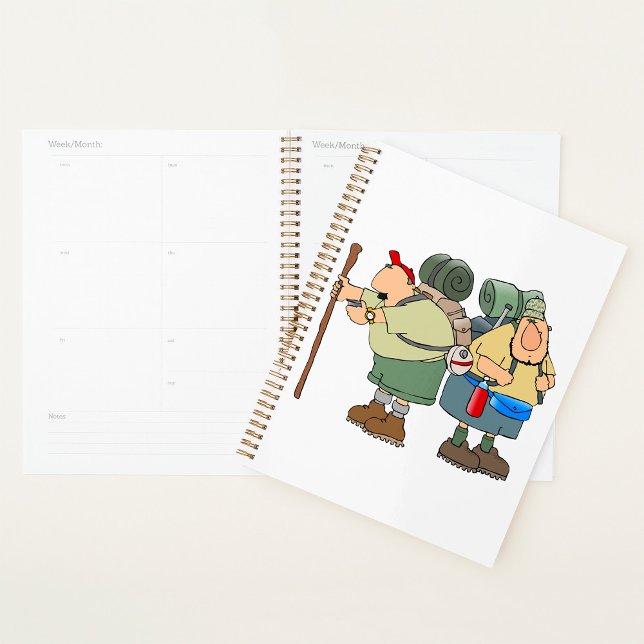 Funny Hikers Outdoor Adventure Camping Humour  Planner (Creator Uploaded)