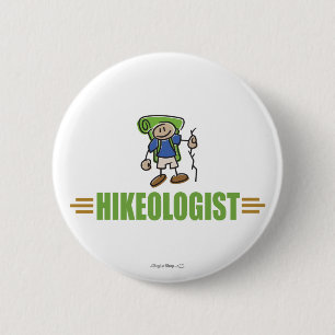 Funny Hiking 6 Cm Round Badge