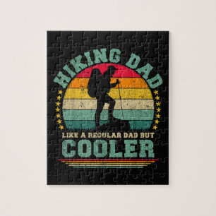 Funny Hiking Dad Like A Regular Dad Hiking Jigsaw Puzzle