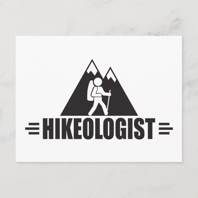 Funny Hiking Postcard (Front)