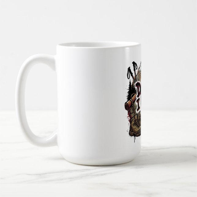 Funny hiking quote – “Danger? I know it” Coffee Mug (Left)