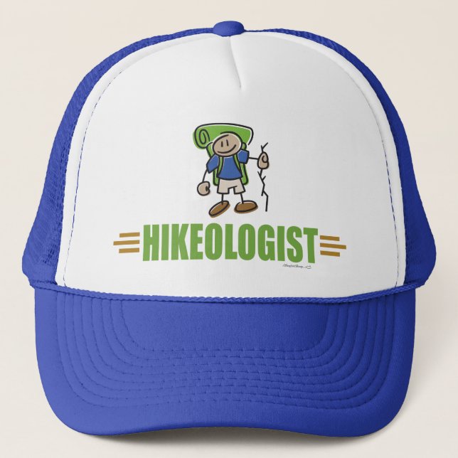 Funny Hiking Trucker Hat (Front)