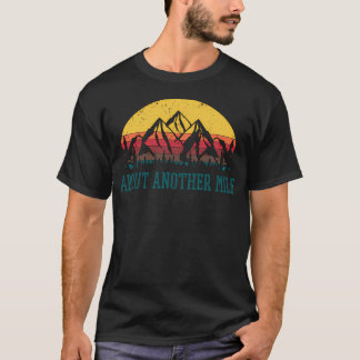 Funny Hiking Vintage Mountains Nature Outdoor T-Shirt