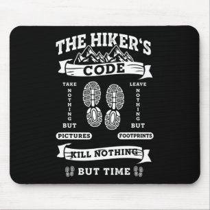 Funny Hiking Wanderlust Climbing Byckpacking Mouse Mat