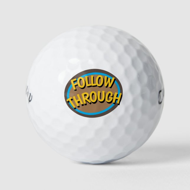 Funny Hilarious Novelty Golf Balls (Front)