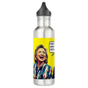 Funny Hillary Says Lock Trump Up 710 Ml Water Bottle