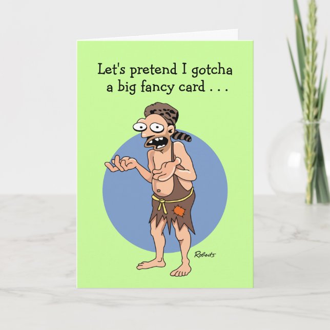 Funny Hillbilly Birthday Greeting Card (Front)