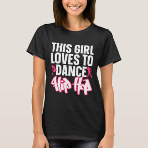 Funny Hip Hop Dancing Art For Kids Girls Women Hip T-Shirt