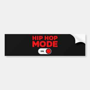 Funny Hip Hop Design For Men Women 90s Hip Hop Dan Bumper Sticker