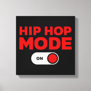 Funny Hip Hop Design For Men Women 90s Hip Hop Dan Canvas Print