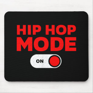 Funny Hip Hop Design For Men Women 90s Hip Hop Dan Mouse Mat