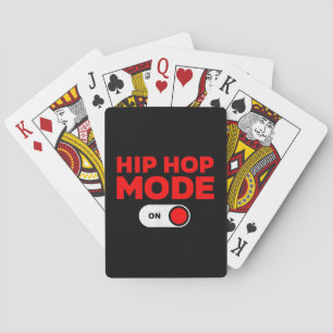 Funny Hip Hop Design For Men Women 90s Hip Hop Dan Playing Cards