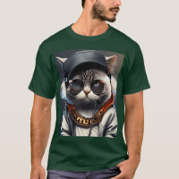 Funny Hip Hop Music Producer Rapper Cat vintage