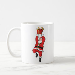 Funny Hip Hop Santa with Gold Chain Christmas Coffee Mug