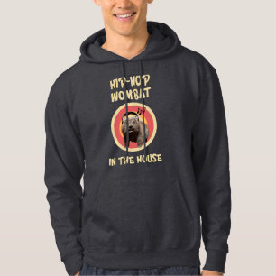 Funny Hip-hop Wombat in the House Hoodie