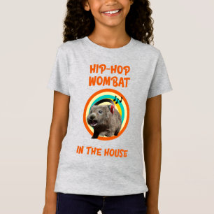 Funny Hip-hop Wombat in the House T-Shirt