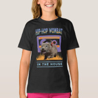 Funny Hip-Hop Wombat Music Lover with Headphones