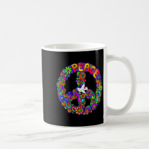 Funny Hipe Flower Wer Peace Sign Tee  Coffee Mug