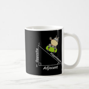 Funny Hipo Skater Geometry Hypotenuse Math Boy Gir Coffee Mug