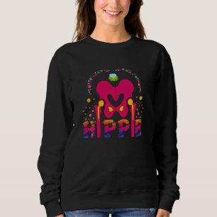 Funny Hippie Hip Replacement Surgery Sweatshirt