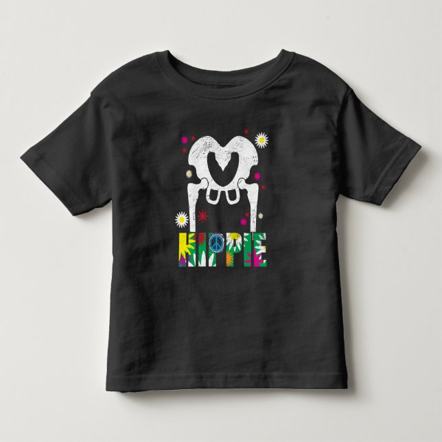 Funny Hippie Shirt for Hip Replacement Surgery (Front)