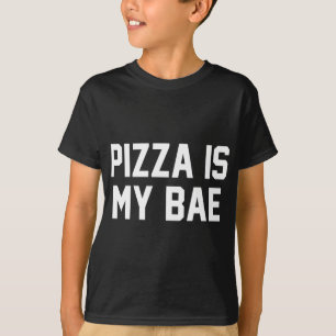 Funny Hipster Anti-Valentines Pizza Is My Bae T-Shirt