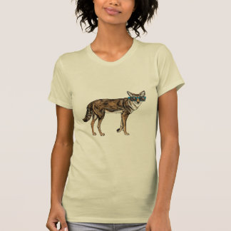 Funny Hipster Coyote with Sunglasses T-Shirt