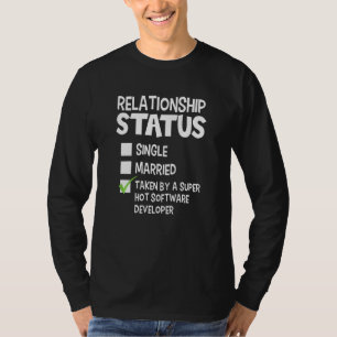 Funny His And Her Software Developer Relationship T-Shirt