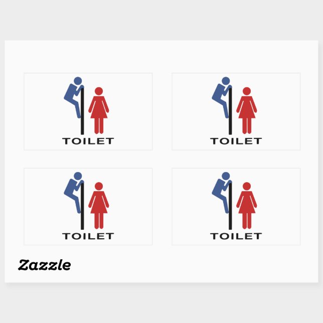 Kanuz Gents Ladies Signage Self Adhesive Sticker for Toilet, Restroom, Glass Doors, Wooden Doors
