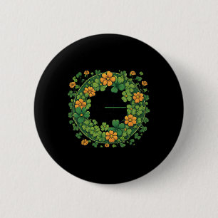Funny Hispanic St. Patrick's Day Kiss Me I’m Irish 6 Cm Round Badge