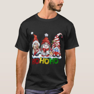 Funny Ho-Ho Gnomes Merry Christmas Family Matching T-Shirt