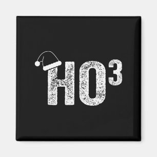 Funny Ho Ho Ho Ho3 Math Teacher Santa Hat Christma Magnet