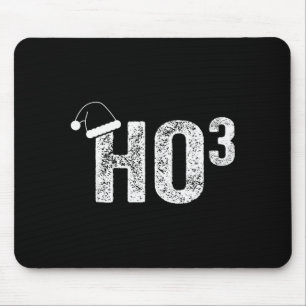 Funny Ho Ho Ho Ho3 Math Teacher Santa Hat Christma Mouse Mat