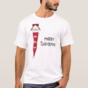 Funny Ho Ho Ho Merry Christmas Santa Claus T-Shirt