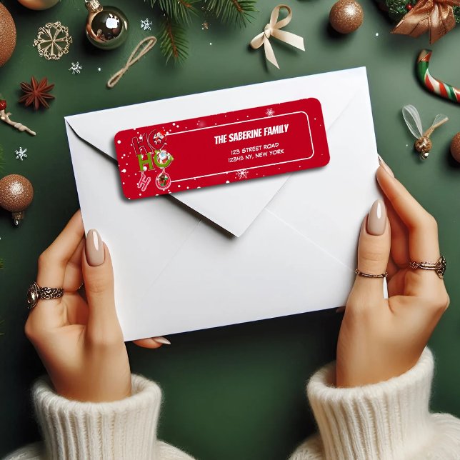 Funny HO HO HO Retro Christmas Holiday Return  (Creator Uploaded)