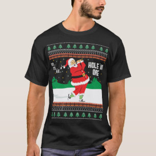 Funny Ho Ho Ho Ugly Santa Golf Christmas Sweater J