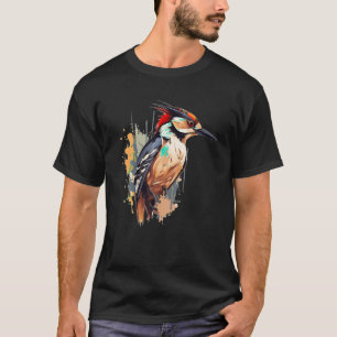 Funny Hobby Bird watching for Woodpecker and Birds T-Shirt