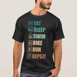 Funny Hobby Triathlete Gift Sports Triathlon T-Shirt