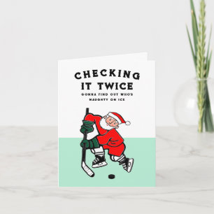 Funny Hockey Christmas Cards