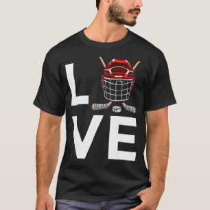 Funny Hockey Design For Kids Men Women Ice Hockey T-Shirt
