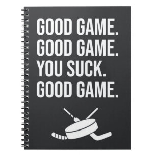 Funny Hockey Gifts For Guys For Him Husband Daddy Notebook