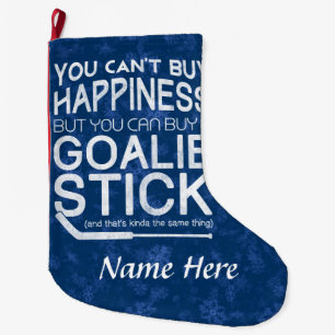 Funny Hockey Goalie Christmas Stocking Customise