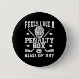 Funny Hockey Humor Hockey Puns Hockey Dad Joke Fat 6 Cm Round Badge