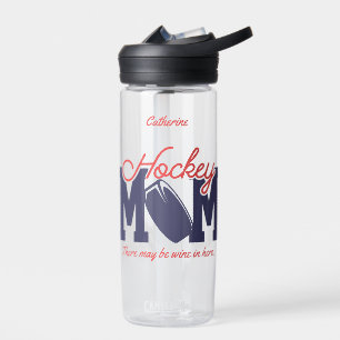 Funny Hockey Mum Personalised Water Bottle