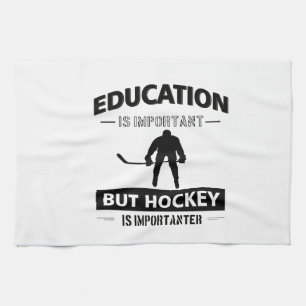 Funny Hockey Tea Towel